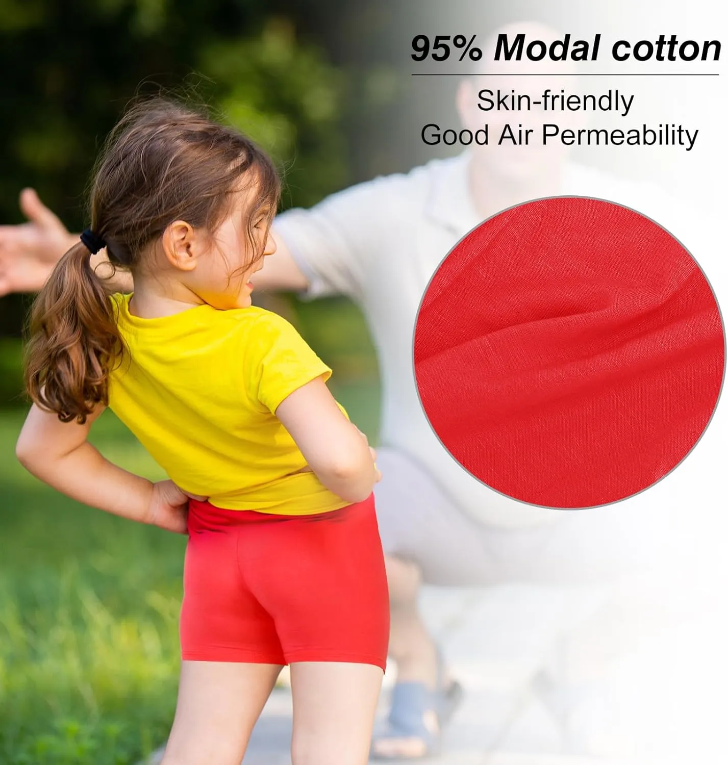 12 Pack Girls Dance Shorts, Toddler Biker Shorts Cartwheel Under Dress Pastel Kids Biking Clothes