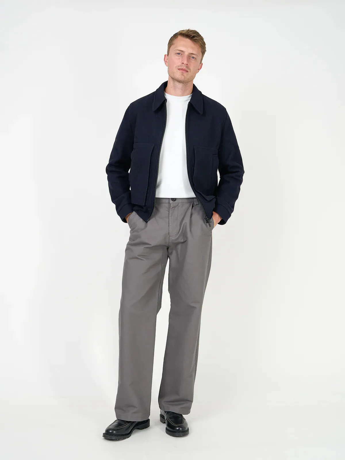 Arlington Bomber Jacket - Mosedale Navy