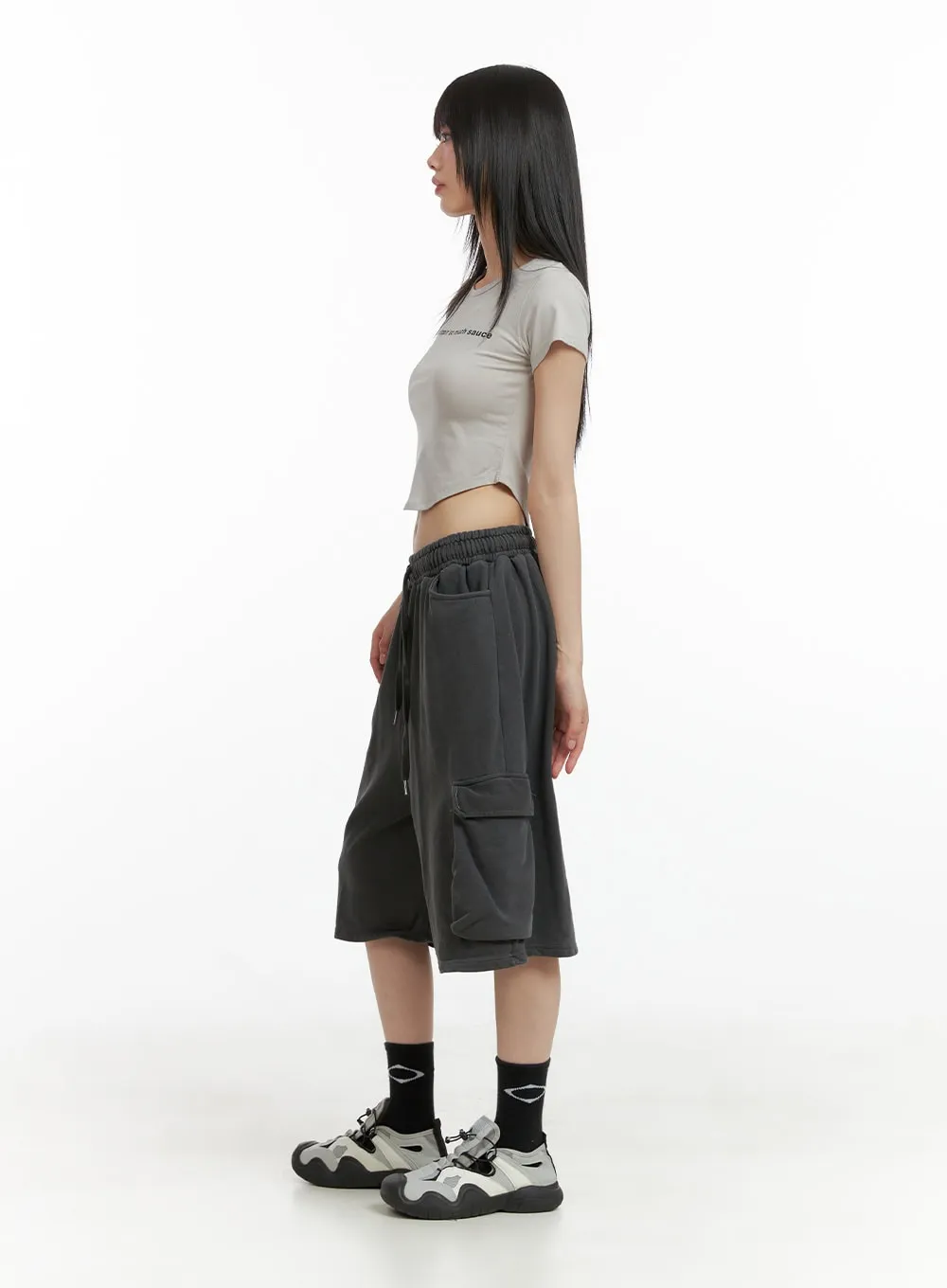 Cargo Sweat Shorts CL402