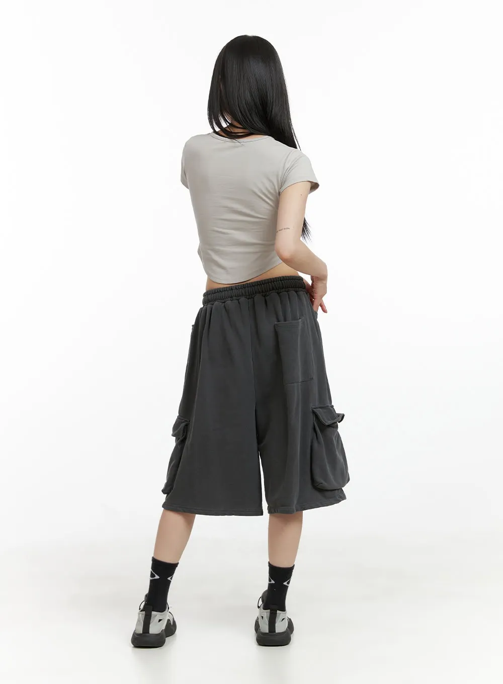 Cargo Sweat Shorts CL402