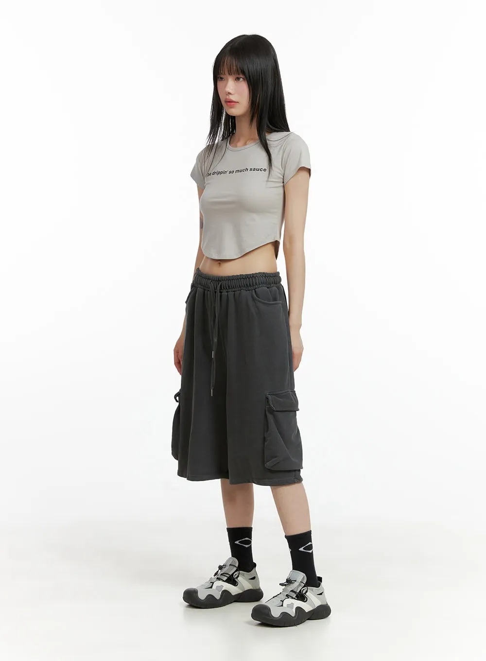 Cargo Sweat Shorts CL402