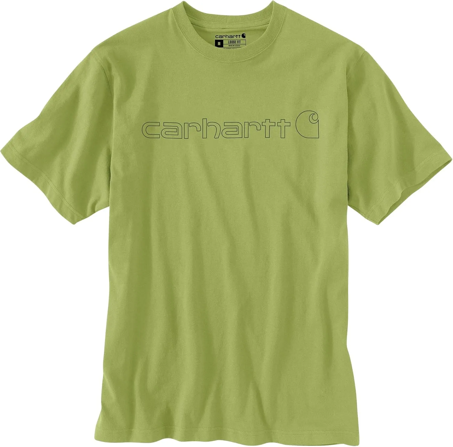 Carhartt Men's Big Signature Logo Short Sleeve T-Shirt