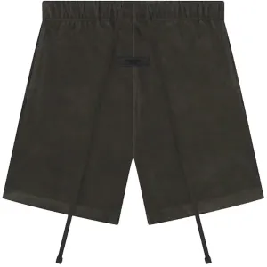 Fear Of God Essentials Off Black Terry Sweat Shorts