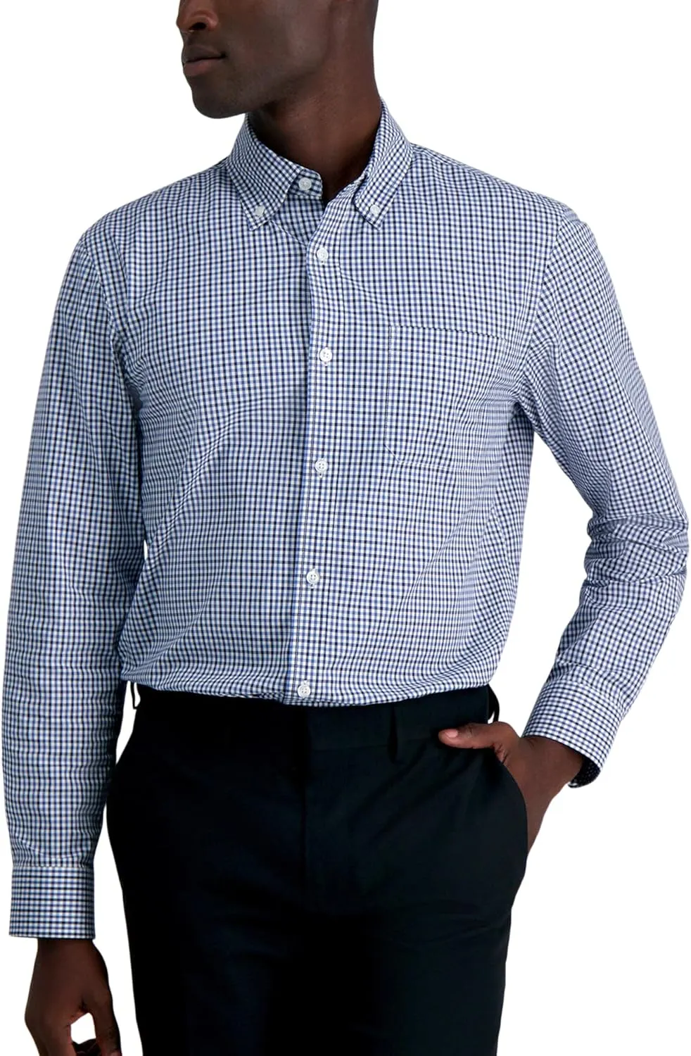 Haggar Men's Premium Comfort Classic Fit Dress Shirt
