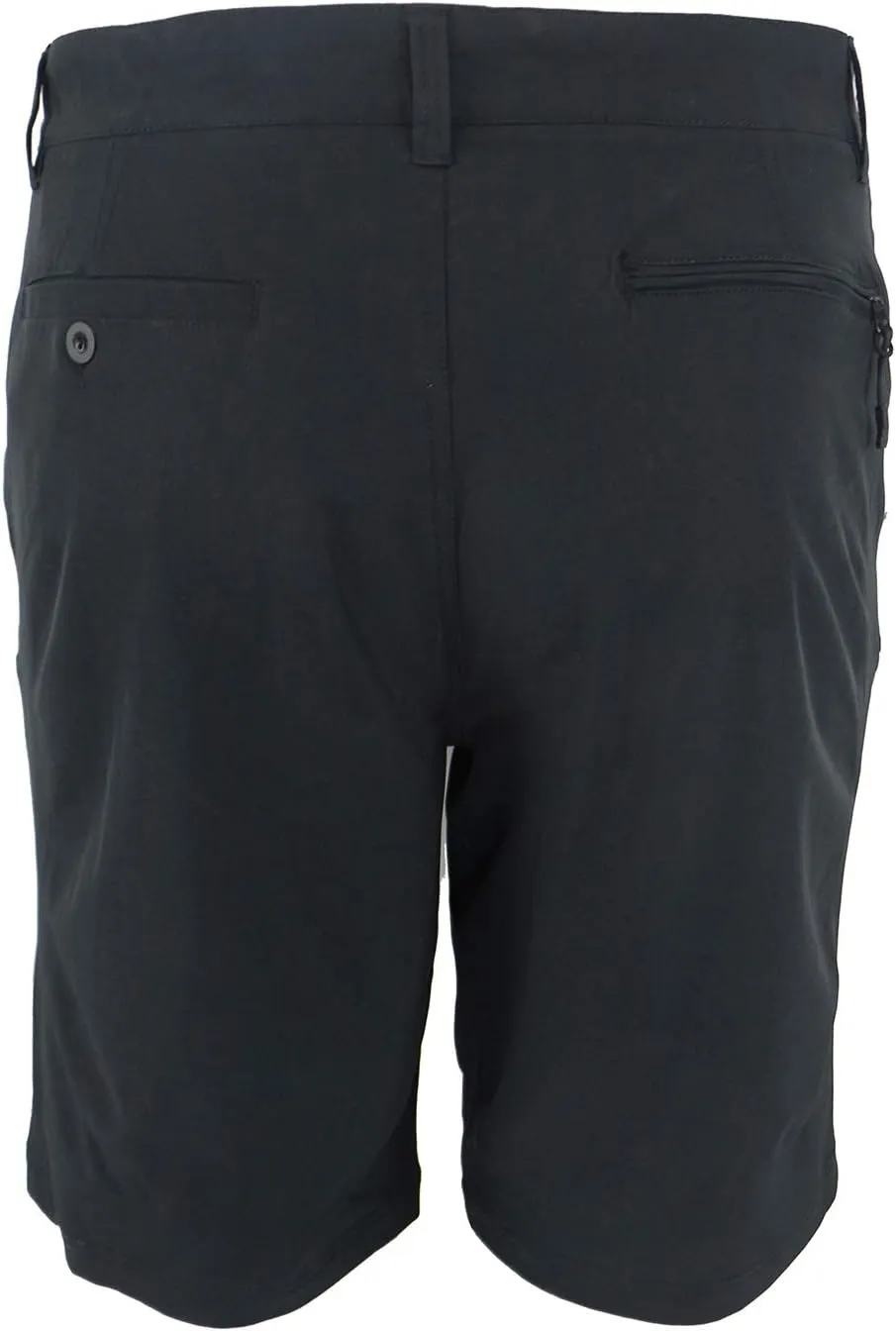 Hybrid Shorts for Men Golf Athletic Amphibian Chino Flat Front Walk Casual Boardshorts