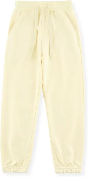 KISBINI Little Boys Cotton Sweatpant Elastic Sport Pant for Children