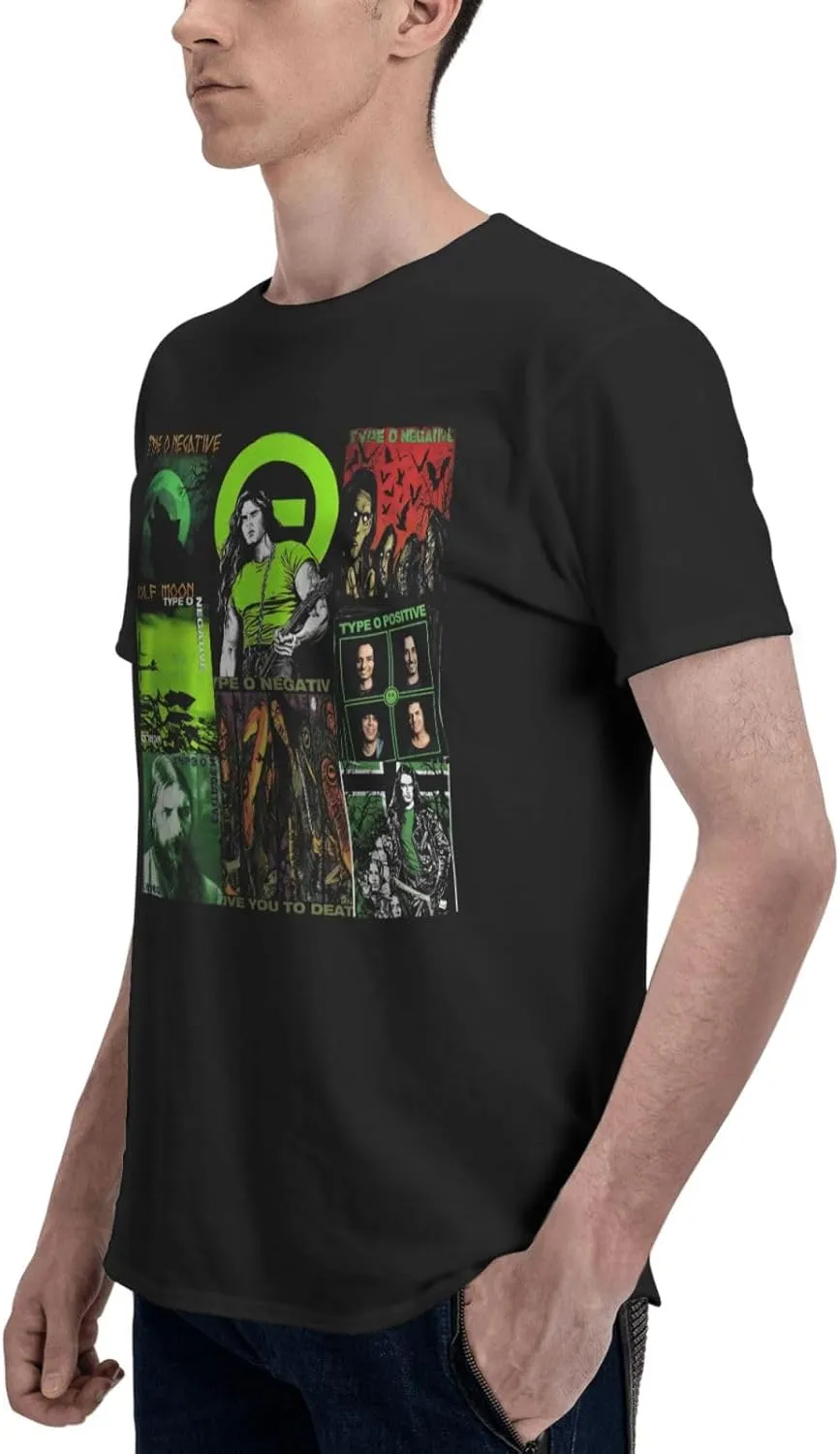 Man's T Shirt Short Sleeve Crewneck Tee Teenager Cool Summer Cotton Shirt