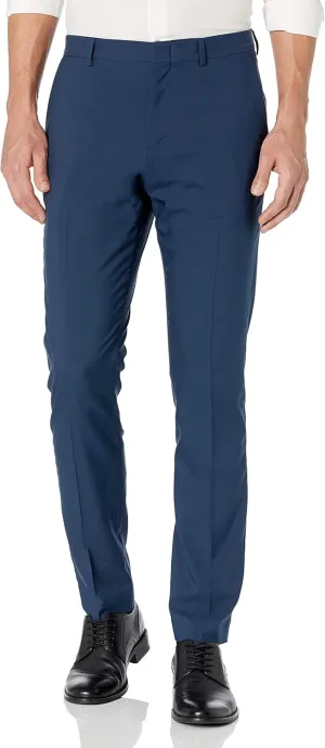 Perry Ellis Men's Very Slim Fit Solid Tech Portfolio Dress Pants