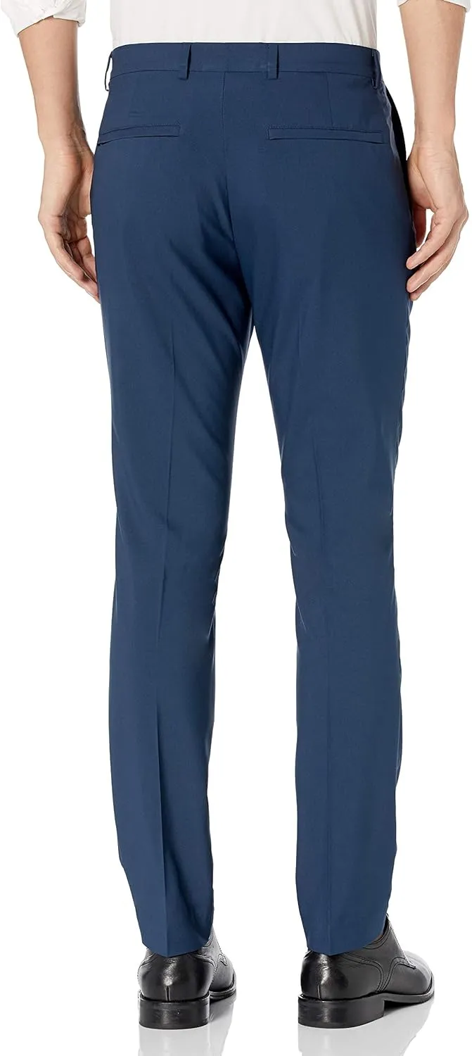 Perry Ellis Men's Very Slim Fit Solid Tech Portfolio Dress Pants