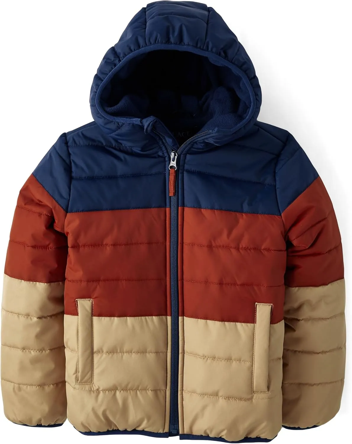The Children's Place Boys' Medium Weight Puffer Jacket, Wind, Water-Resistant