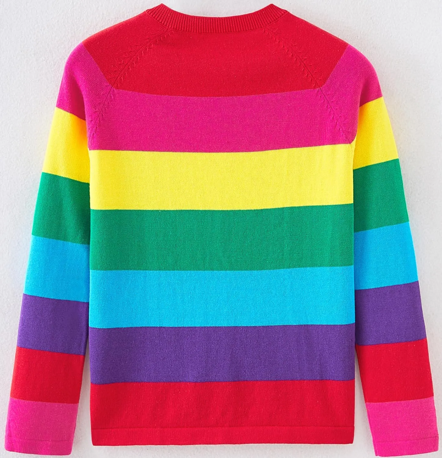 UMELOK Girls' Cardigans Sweater Cotton Button Solid Long Sleeve Knit Sweaters