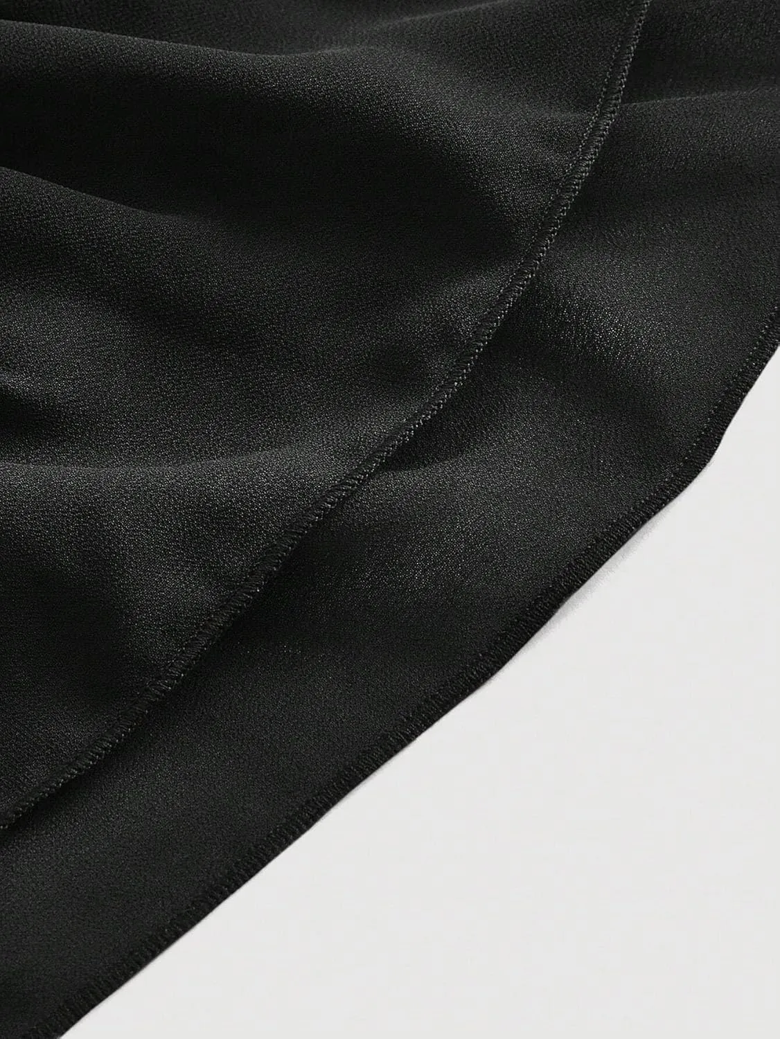Women's Asymmetrical Hem High Waist Skirt 2025 Fashion Long Skirts